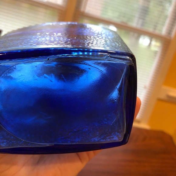 Vintage Canadian Cobalt Blue Bottle (BONUS) Decorative Green Bottle - Picture 2 of 6